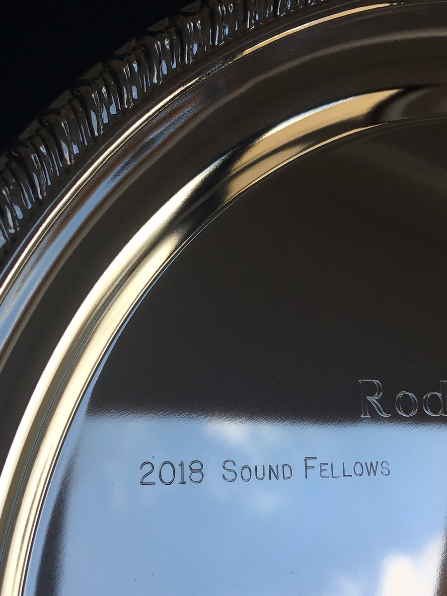 RichardAKay's tweet photo. Polished, engraved and ready to be won back for another year? @soundfellows #eskdalefestival https://t.co/9LwqAnCjwX
