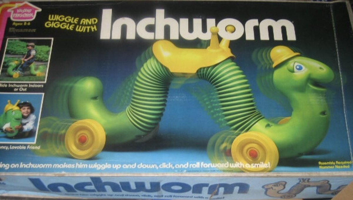 worm ride on toy
