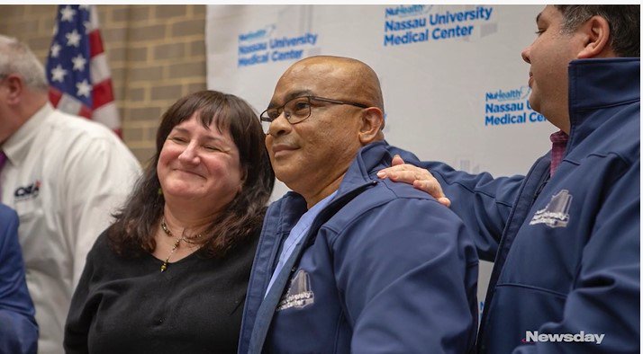 'I have my son back!' @NuhealthSystem Chairman George Tsunis and NUMC Board members honored Michael Rayson, @NuHealthSystem patient care assistant who changed the life of #autistic patient Michael DeLuca. A true miracle. @NUMC/NuHealth @autismspeaks nwsdy.li/2P0kszZ