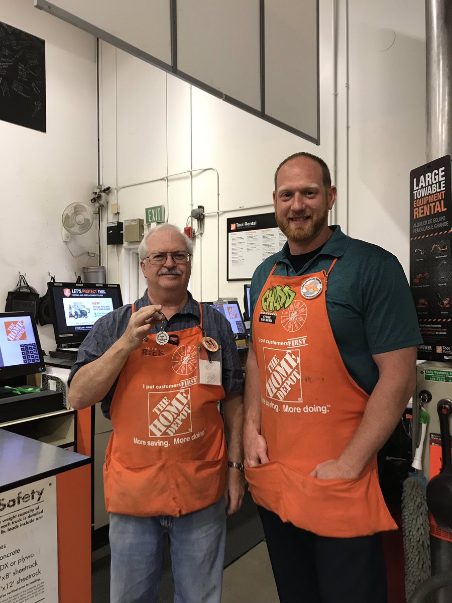 Great job Rick driving our orange promise and being ops associate of the month!!!