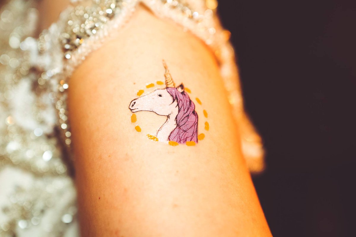 We have absolutely no idea why it's #NationalUnicornDay, but we do love a Unicorn🦄 tattoo at a wedding ... We feel duty-bound to share it with you. #NationalUnicornDay #weddingphotography #tattoo #weddinginspiration #bride 

Velvet Storm Photography  
velvetstorm.co.uk