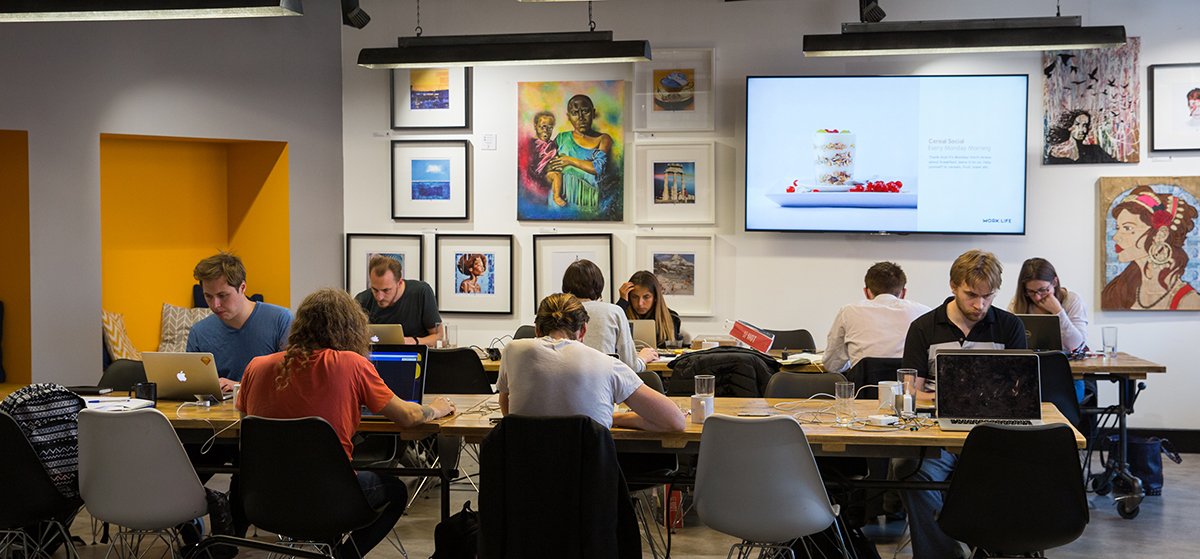 MagnetOffice's tweet photo. Another day, another wellbeing and productivity driven workspace!⠀
https://t.co/Es5mAkm0Se in Camden 105 desks available for just £38,000
!! 2019 offer: 50% of the money made from your office search goes to the charity of your choice!! 
contact@officemagnet.com
07599643128 https://t.co/iRIqakei0K