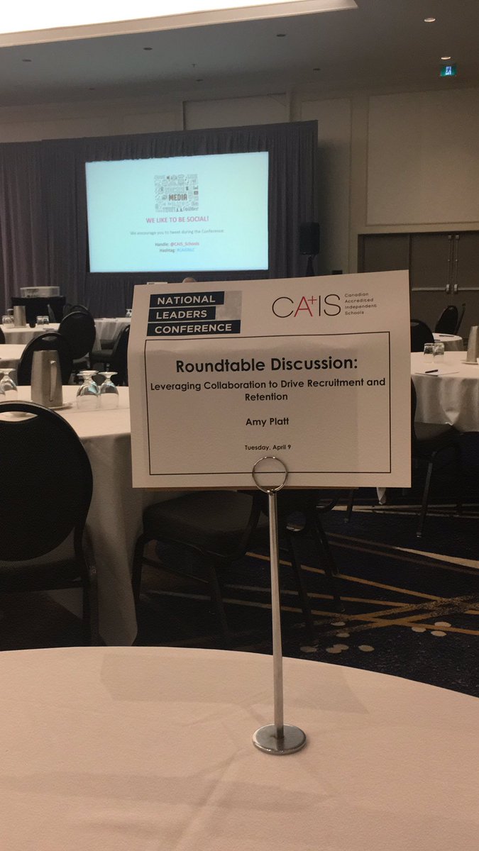 amyeplatt's tweet image. morning @CAIS_Schools from the #CAISNLC.  Join me for my round table discussion: Leveraging Collaboration to Drive Recruitment and Retention.  Looking at the work of @MortenTHansen Great at Work.  Do you over-collaborate, under-collaborate or engage in disciplined collaboration?