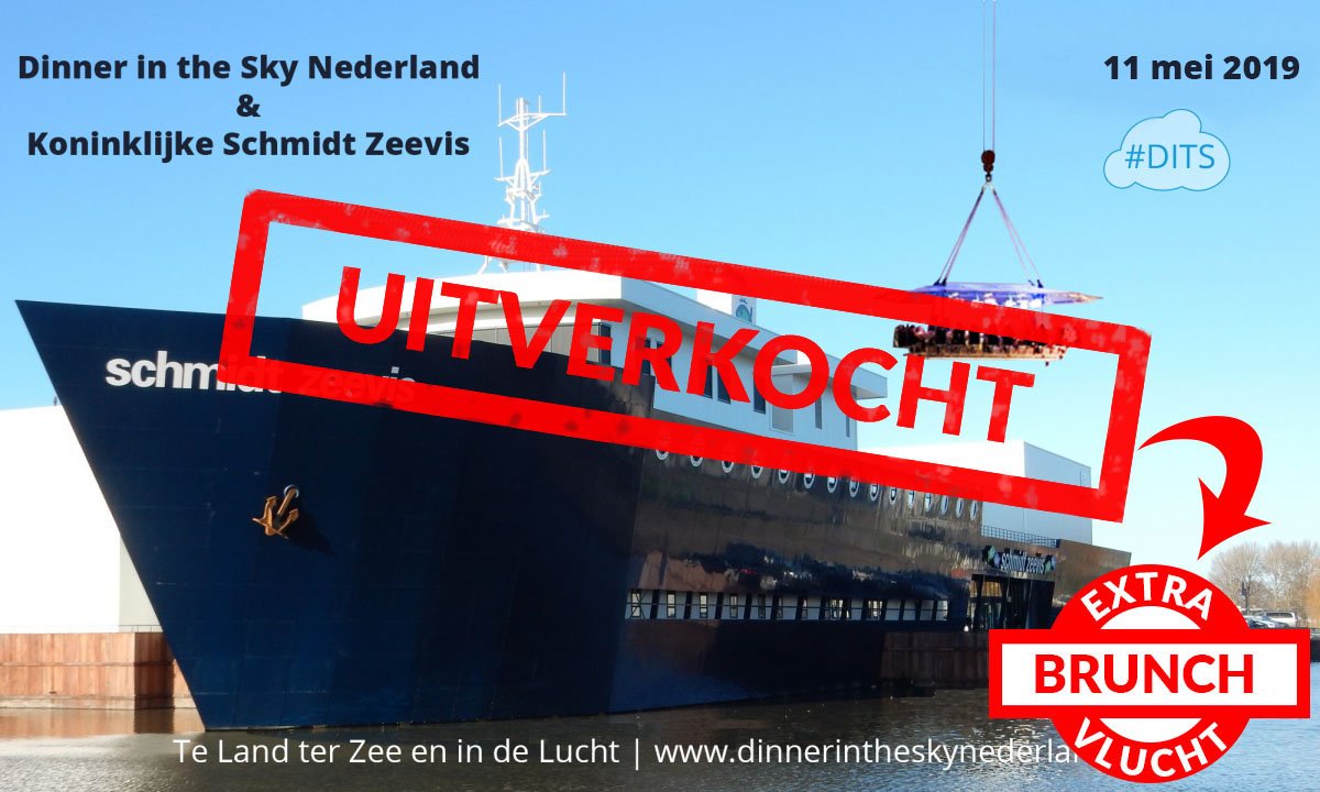 ditsnl's tweet photo. #DITSNL #rotterdam #schmidtzeevis 11 mei helemaal uitverkocht. Extra brunch vlucht ingekocht. Check https://t.co/wAinx5z3as en boek snel. #opisop #cilinair #brunchtime #Lunchtime #dinnertime https://t.co/jhcGY6QbEK