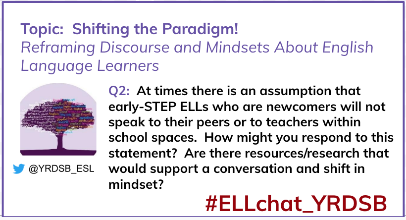 Supporting ELLs @YR tweet media