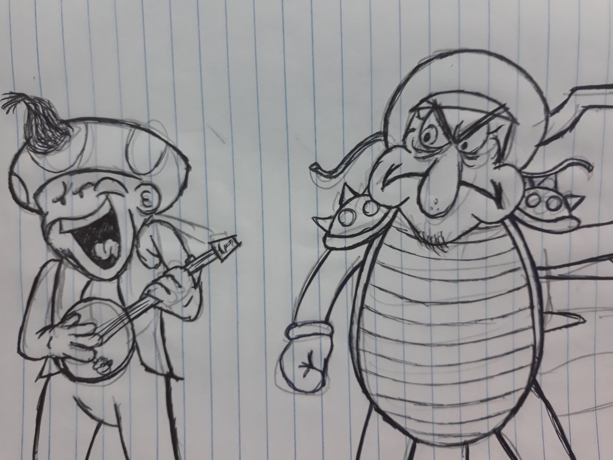 masquerade224's tweet photo. Here is just the first frame of my #MarioRetold scene, as you can see I gave the Koopa police a more "Mario" look. Also Toad. #TrustTheFungus https://t.co/fecqXrYIbT