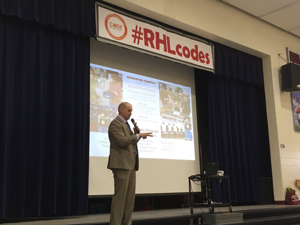 It is always phenomenal to see <a href="/RoundHillES/">Round Hill Elem</a> students display and Communicate how CS and Computational Thinking have positively impacted their Creativity, Critical Thinking, Collaborative skills, and how they will be Contributors at every Epic Build Showcase! #csforlcps