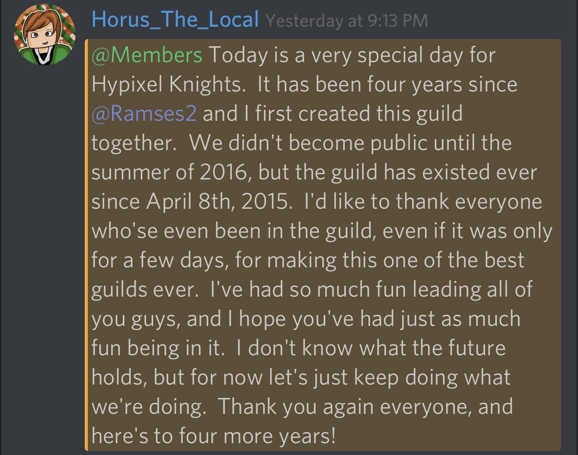 Hypixel Knights tweet media
