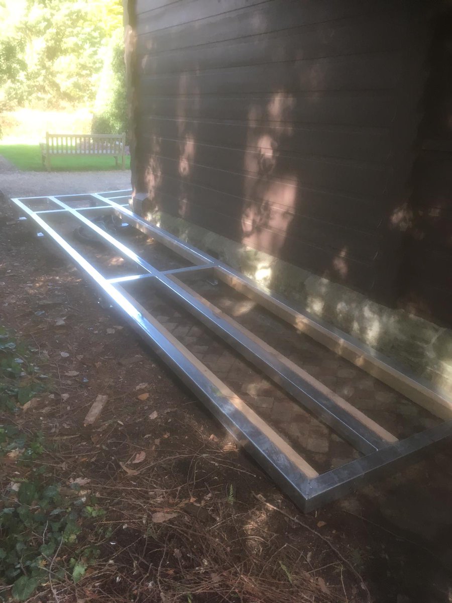 G_Filer's tweet photo. Latest project at Osbourne House. Galvanised, heavy duty frame for access ramp.

#iow #gfilerengineering #galvanised #steelwork #iowbusiness #osbournehouse #accessability #improvedaccess https://t.co/31R7TH4WYQ