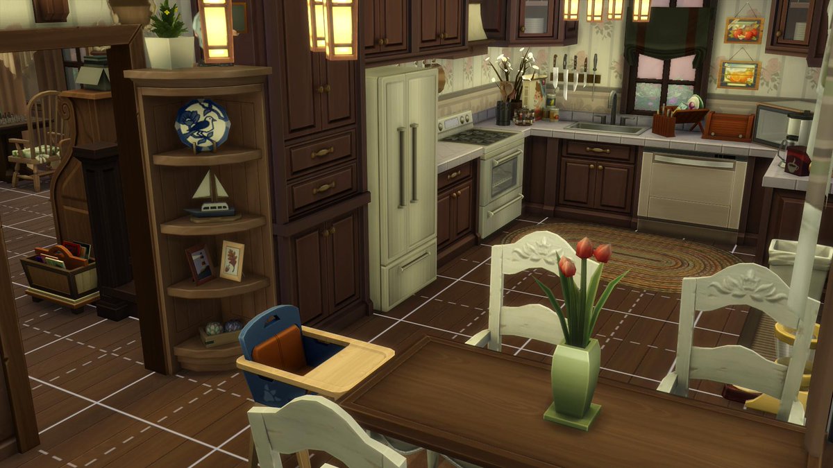 maydussa's tweet photo. I am at it again with these country theme 🏡 &amp; tiny barns lol this time it's on Creek Corner Cove lot in #strangerville is now in #TheSims4 gallery! it also has a 🐷pen! #ShowUsYourBuild gallery ID #maydussa https://t.co/z3WrP6zHXu