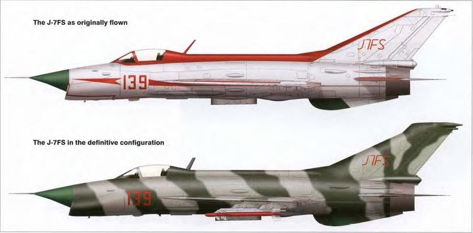 Mssn65 J 7シリーズで実用化には至らなかったf 7fsと J 7mf J 7xについて T Co Zufg96riaf Mig 21に共通する問題の一つが 機首インテークのショックコーンにレーダーを搭載しているので どうしても搭載できるレーダーのサイズが小さくなり