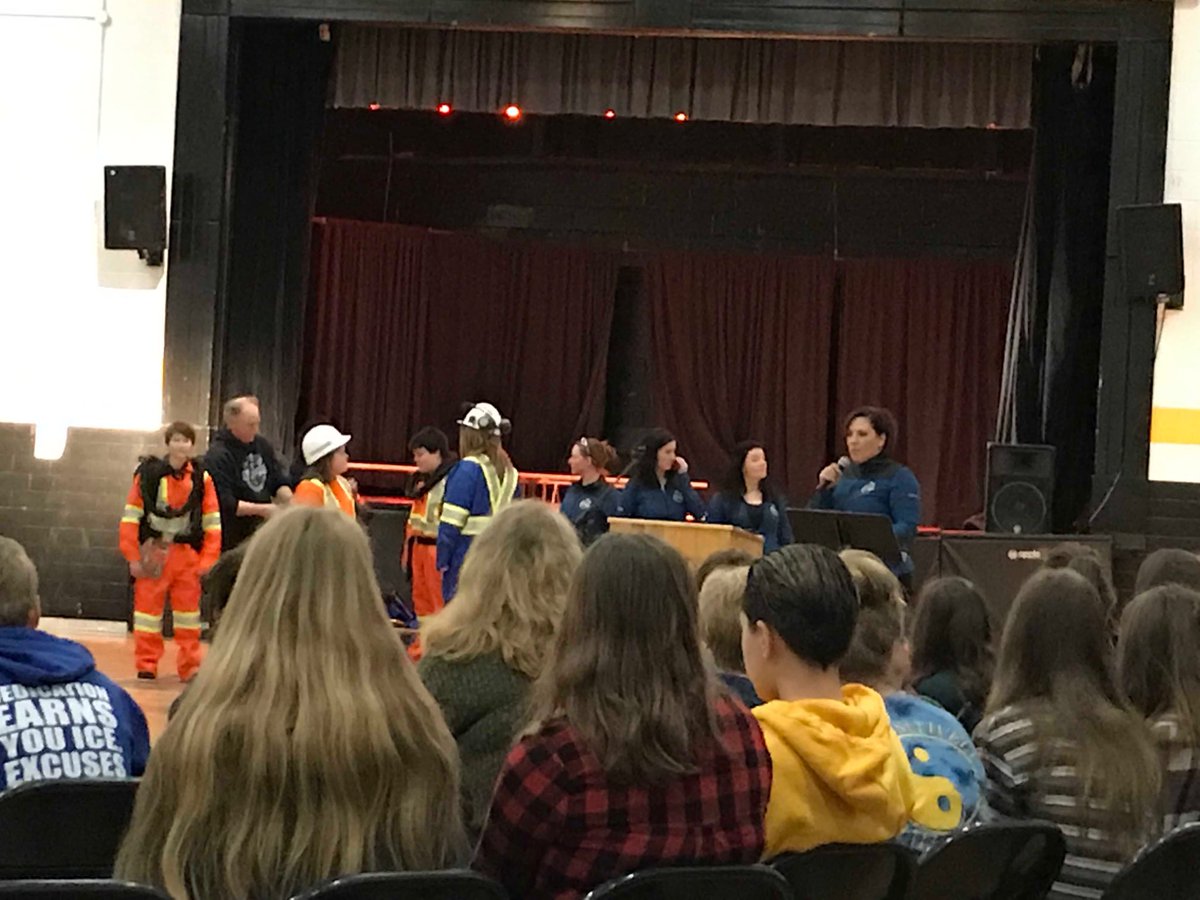 Diamonds in the Rough present at Lively District Secondary School #minerescue