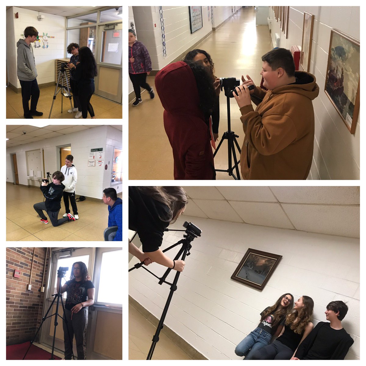 mrsgoldsmith39's tweet photo. Last one, Best one! 4th MP students learning how to use the 📷 🎥 #shotcomposition #philipbloom #kcsdigitalmedia @keyportcentral https://t.co/9UKUs5mnNk