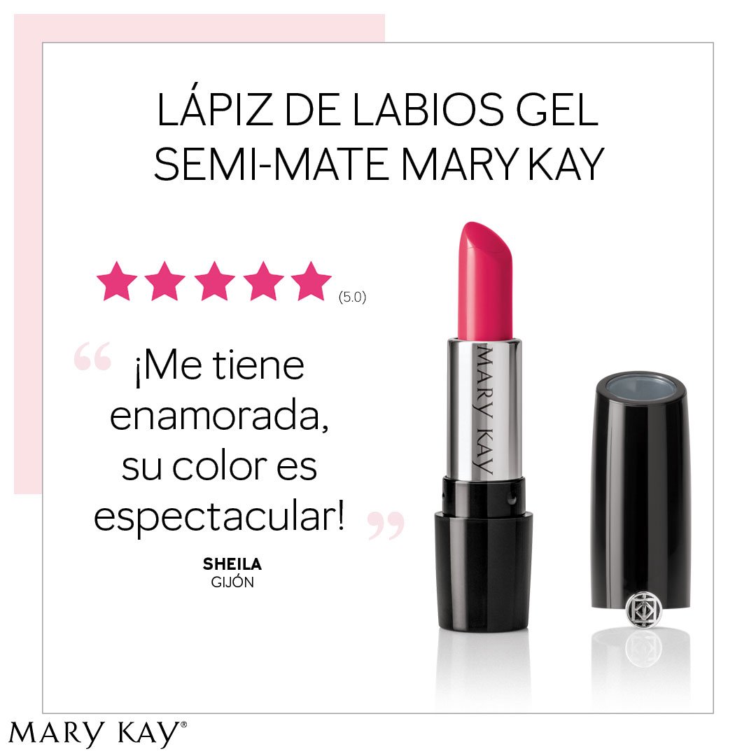 marykayespana's tweet photo. Disfruta de color duradero con un efecto aterciopelado en tus labios con los Lápices de Labios Gel Semi-Mate Mary Kay. ¡Cobertura total sin secar tus labios! https://t.co/Pw2eruyH7F #Maquillaje #LapizdeLabios #Belleza https://t.co/11aovExoR0
