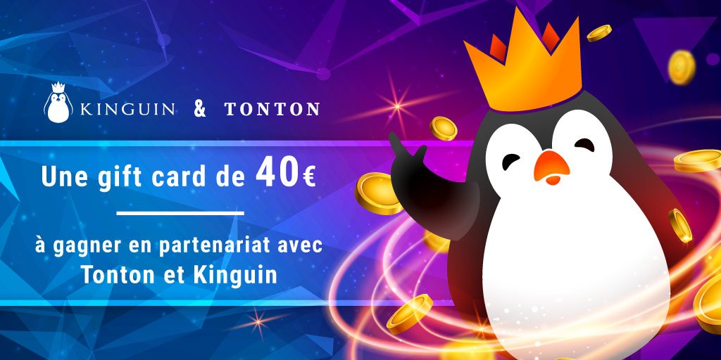 TontonTwitch's tweet image. 🎁 Pour fêter mon partenariat avec @KinguinFr, nous vous proposons un premier giveaway! 🎁

💰Une gift card de 40 euros à faire valoir sur le site!

Participation :
🔁 Retweet
❤ Follow @TontonTwitch 
📅 TaS mardi 16.04

S'il vous fallait autre chose --&amp;gt; kingu.in/tonton