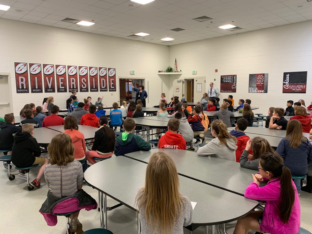 ⁦Welcome, <a href="/PCSCWebster/">Webster Elementary</a>⁩ fourth graders, to Riverside! 19-20 is going to be EPIC!  ⁦<a href="/PlymouthCSC_IN/">PCSC</a>⁩