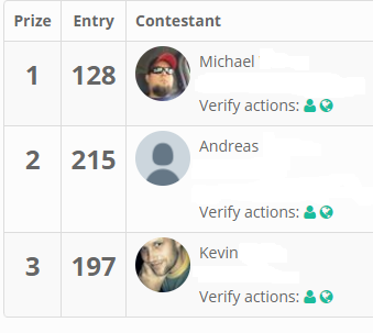 Congrats to Michael, Andreas, and Kevin for winning this month's #giveaway - you guys are now the proud owners of a <a href="/DenariumBitcoin/">Denarium Bitcoin</a> hardware wallet! We will contact you 3 to redeem your codes. If we do not hear from you within 24 hours we will redraw winners.