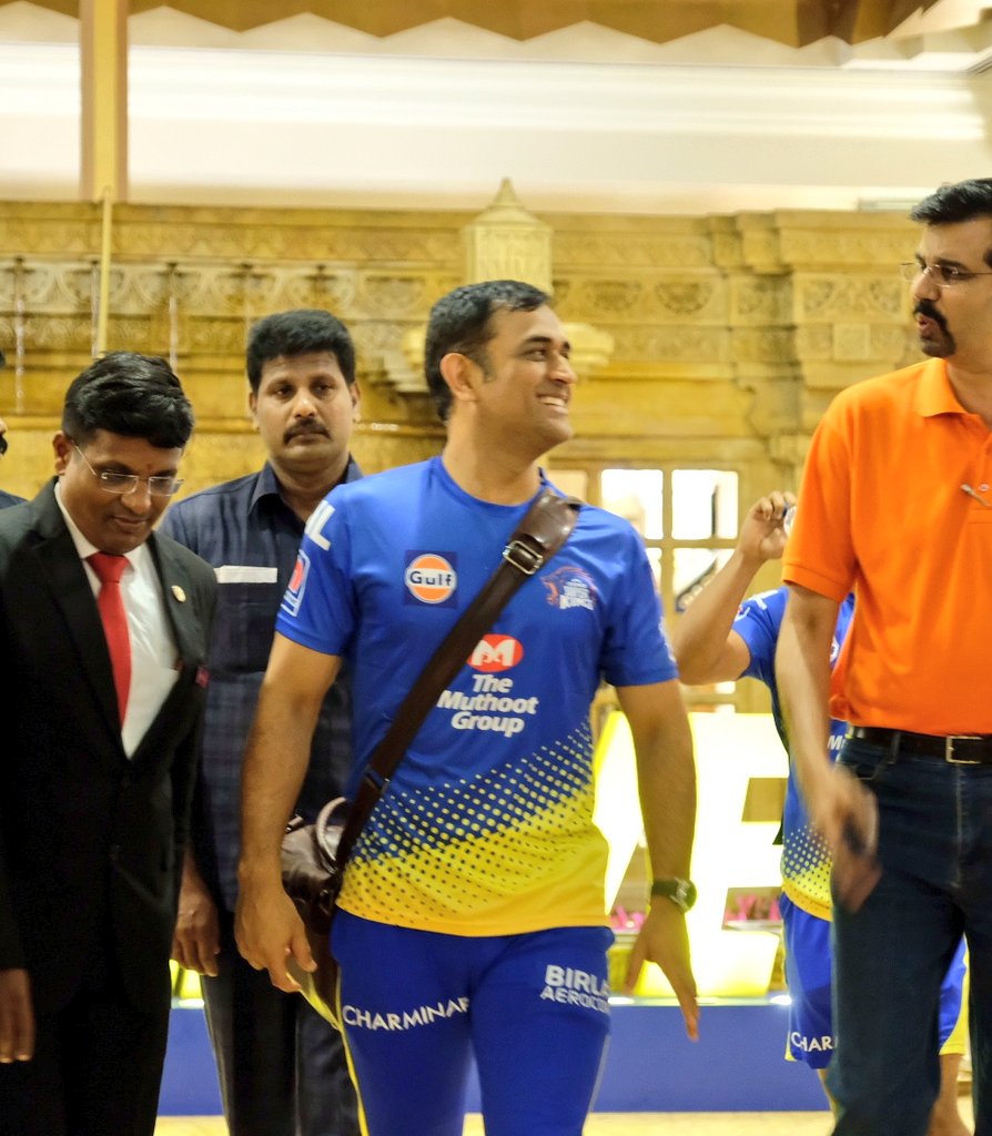 ChennaiIPL's tweet photo. Ready for Colour Purple! #WhistlePodu #Yellove #CSKvKKR 🦁💛 https://t.co/3W6BxKK63y