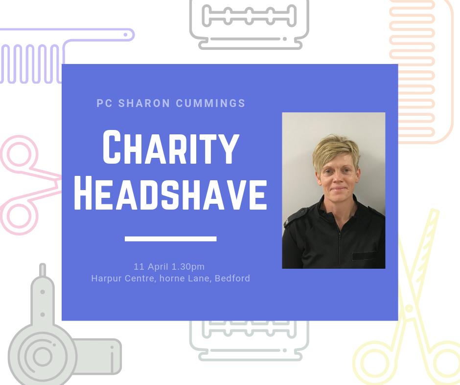 bedspolice's tweet photo. We are only two days away from PC Sharon Cummings’ charity headshave 😲 ! Along with PC Kerry Jones she is raising funds for treatment for Lulu De Vries #LulusArmy #CharityTuesday https://t.co/s7rWONZ8XS https://t.co/q8QugTqOkM