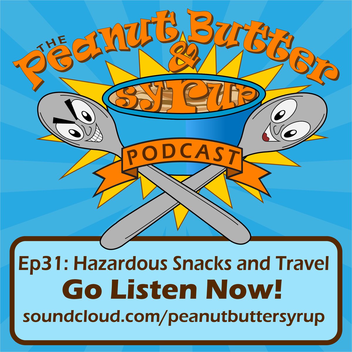 pbnsyrup's tweet photo. #NewEpisode of the #comedy #podcast #PBnSyrup You guessed right, this week is #weird yet hilarious with a dash of danger. Just remember that traveling with snacks can be a hazard.. or something

#SoundCloud 
#iTunes
#GooglePlay
#Stitcher

https://t.co/Xe8MbbfYfQ https://t.co/31rsq5JYiA