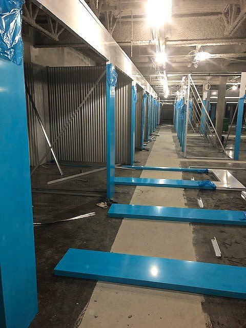 MetalCorBS's tweet photo. Our mini-storage system is not only simple to construct, but easy to install. These pictures show the process of the install from start to finish.  Call us today to start planning your next mini-storage building or interior! #metalcorbuildings #ministorage #steelconstruction https://t.co/fOzBf4lNtx