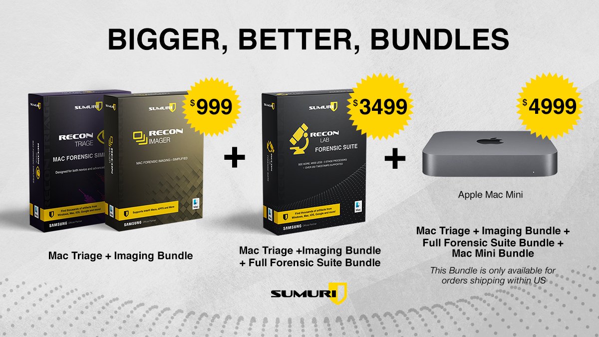 SUMURIForensics's tweet image. Here&apos;s the Full line up of our Bundle Promos. Have you made your choice yet? Get them here: bit.ly/2Hf4Wya #AllBundles #SUMURIPromo