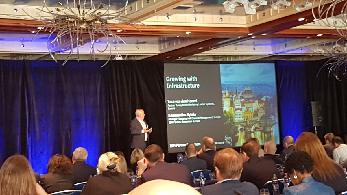 kasiaeo's tweet photo. From status quo to disrupt & grow @RonaldVelten and @tvdhonert at #IBMDLE2019 https://t.co/5FlNOKSR6n