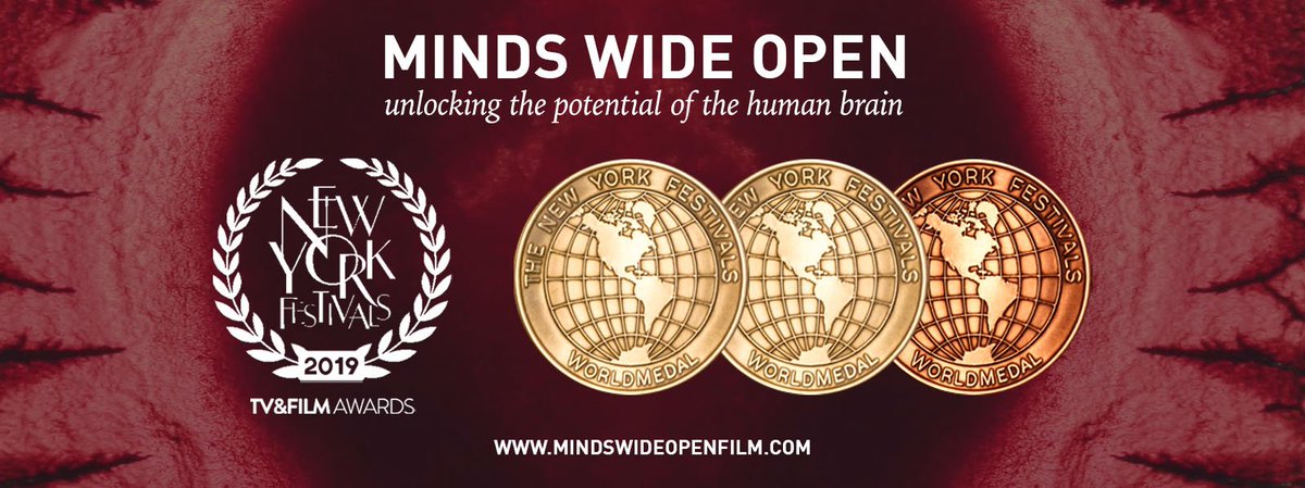 ChenInstitute's tweet photo. Thx @NYFTVFilmAwards  for honoring #MindsWideOpen #documentary w/ three awards. And thanks to the amazing scientists from @Caltech @Stanford @harvardmed @UCBerkeley @JesusAlumni  who shared their #science. A free, 26-min version of the film is: https://t.co/96g4HLUIBp https://t.co/fivHscejRp