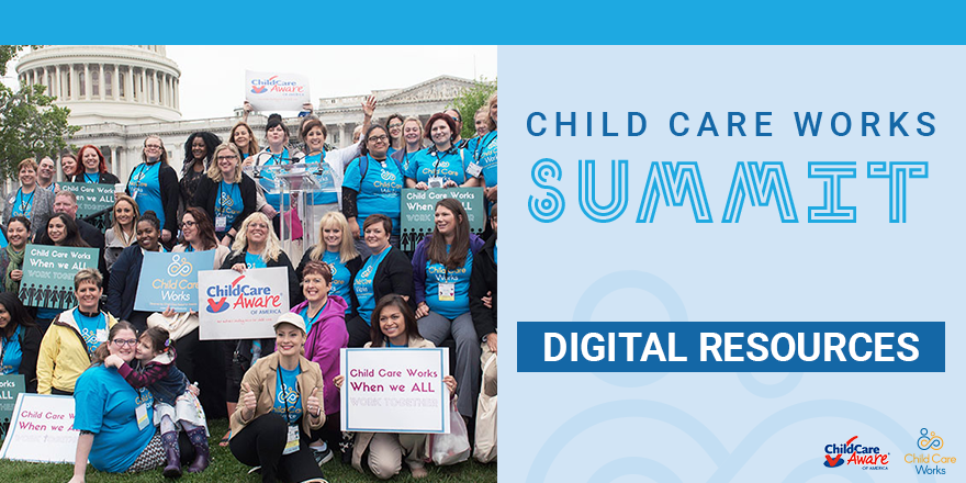 ChildCareAware's tweet photo. Check out the digital resources from the #CCWSummit last week! https://t.co/jXX9ZUQa7d https://t.co/3GJyL9rFpG