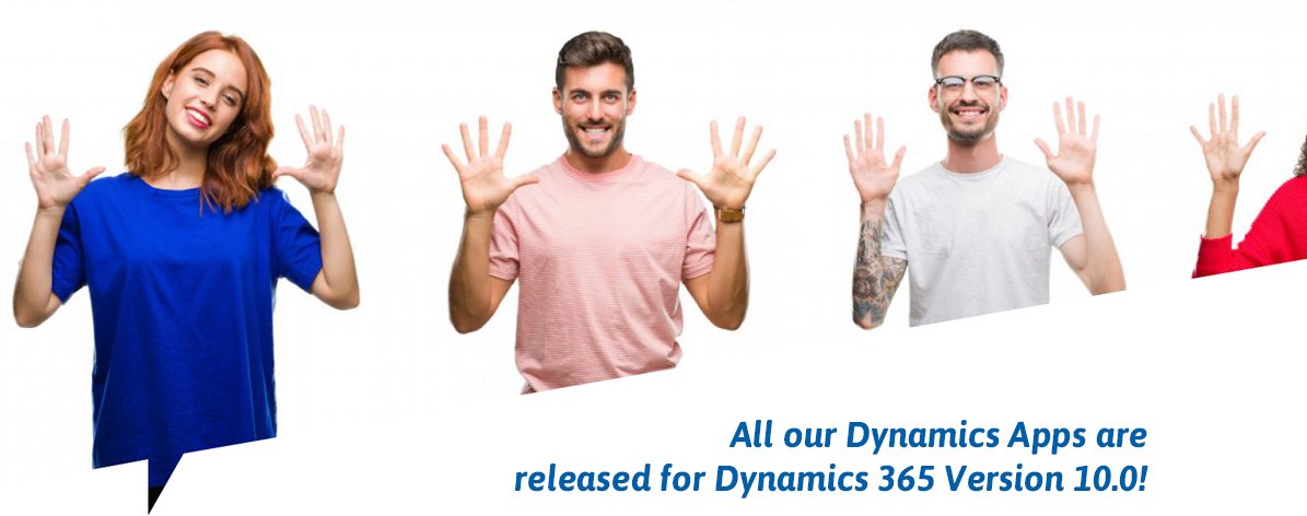 HSOinnovation's tweet photo. All our Dynamics Apps have officially been released for #Dynamics 365 for Finance and Operations Version 10.0! https://t.co/Jx5PySI6nc
#MSDYN365 #MSDyn365FO #Dynamics365 #D365 #MSPartners https://t.co/ye0cZopEky