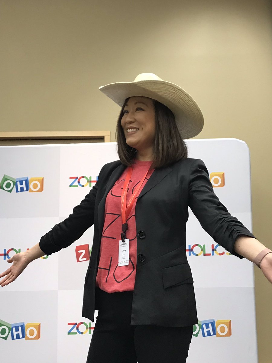 Sandy brining is all together in Austin.   Looking good girl!!
#Zoho #Zoholics19
