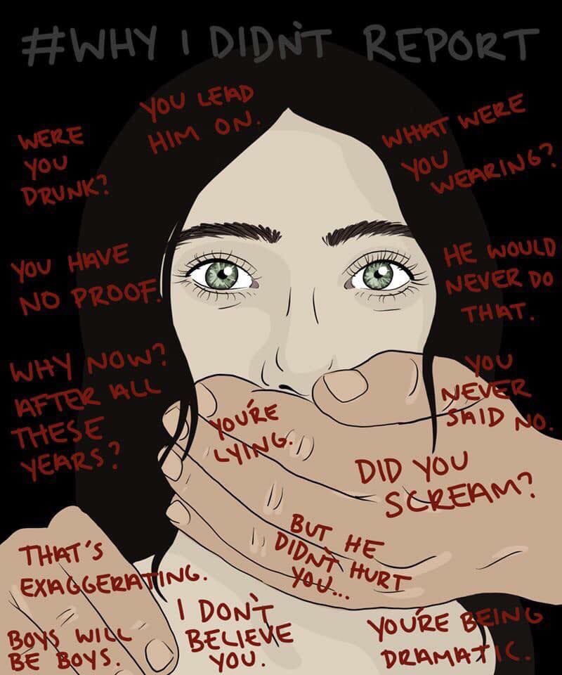 karliwgr's tweet photo. This is the sad reality but I’ve heard them all, after I reported. This is victim blaming and it’s the hardest part next to getting over what happened. Please be considerate when dealing with a survivor and don’t mention any of this.

#MeTooOnCampus https://t.co/21ABUGnYHk