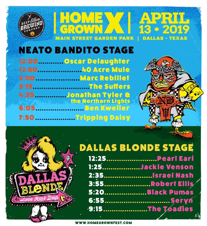 SCHEDULE ANNOUNCEMENT: Here it is - make your plans! Tickets available for the 10th Annual Homegrown Festival taking place this Saturday, April 13 available here: ow.ly/OZGY30onluH