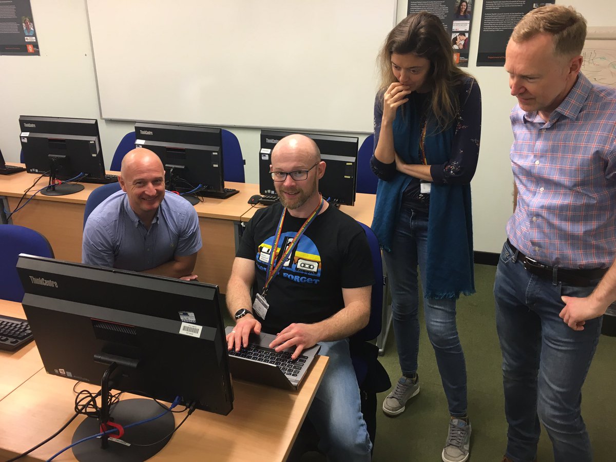 rhuleyetracking's tweet photo. All the groups hard at work, analysing their data and getting ready to present! @TobiiPro @RHULPsychology #rwet #tobii #eyetracking #analysis https://t.co/M7oE2x3OCy