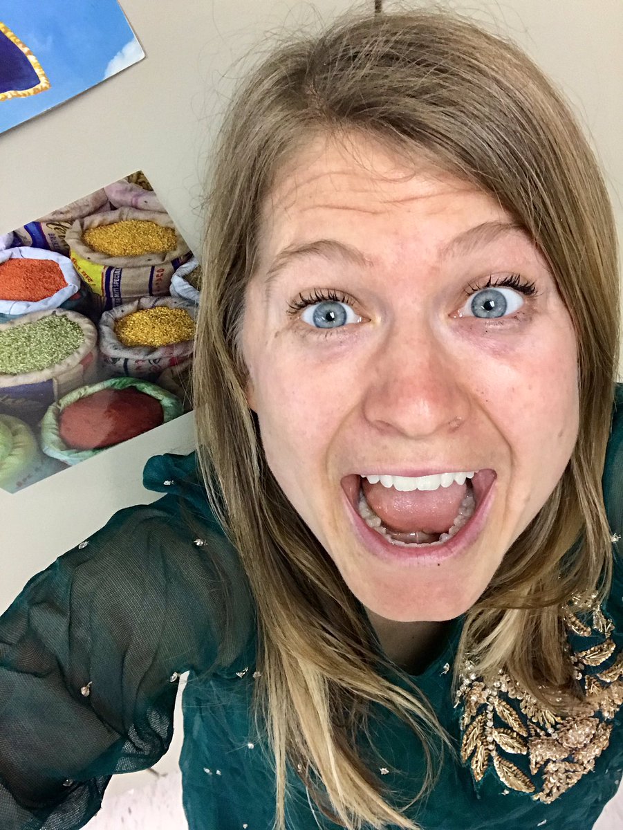 kaialunde's tweet photo. Wearing the outfit from Pakistan sparked so much curiosity and so many conversations today about the trip, other cultures, and more questions! Yay for warmer weather and spring! #gfschools #Pakistanioutfit #culturalcove https://t.co/N4eQzospaZ