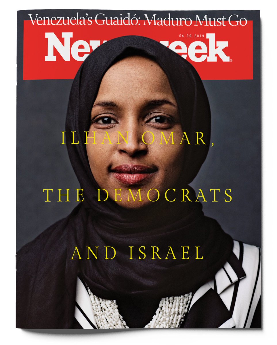 Newsweek now featuring anti-Semite, brother marrying communist Ilhan Omar on cover