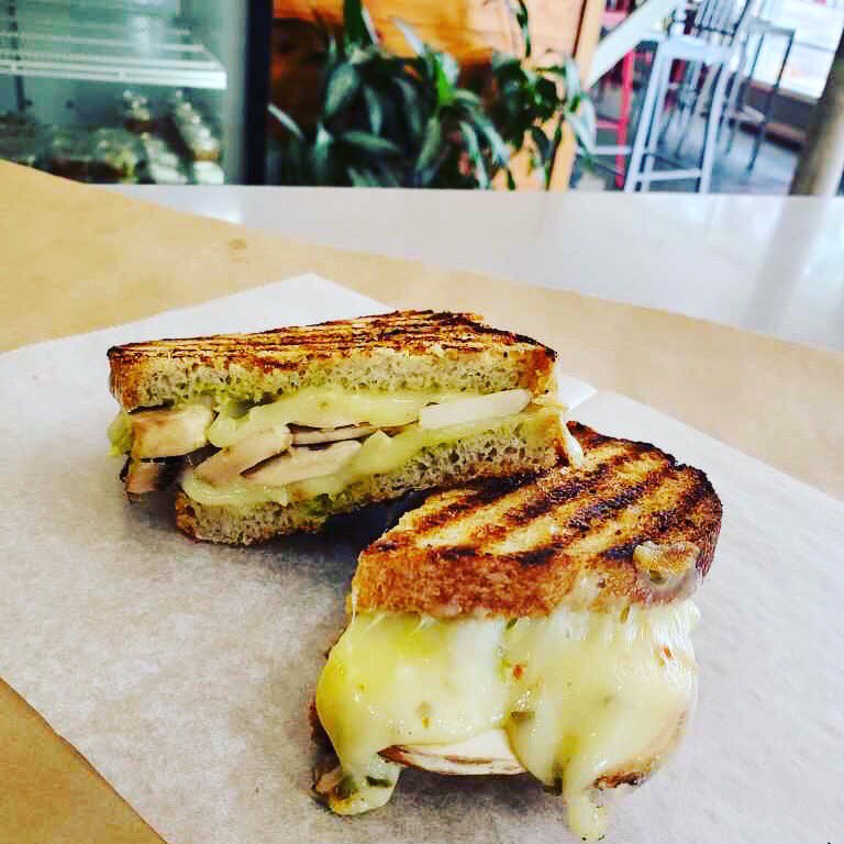 persimmoncafe's tweet image. Cajun portobello panini #holycityeats