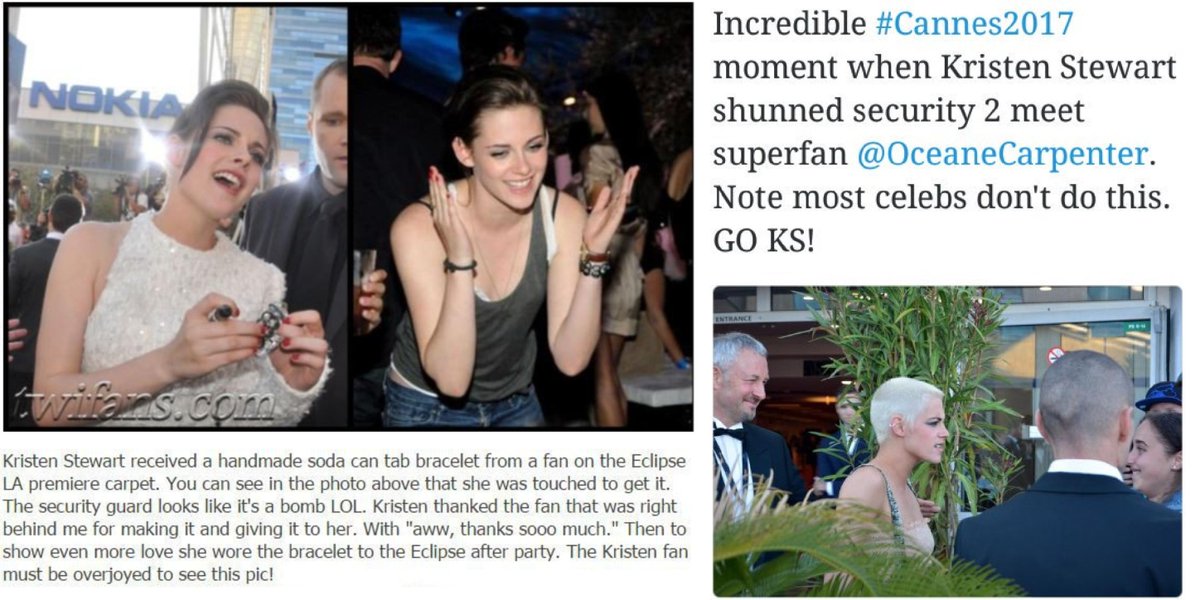 prettymagicx's tweet photo. "Kristen Stewart has an amazing fanbase.  They love her so much and are so supportive...and their love for her is justified"  

"My fans are the best part of my job." 💛✨ https://t.co/Ax0rhPUsuO