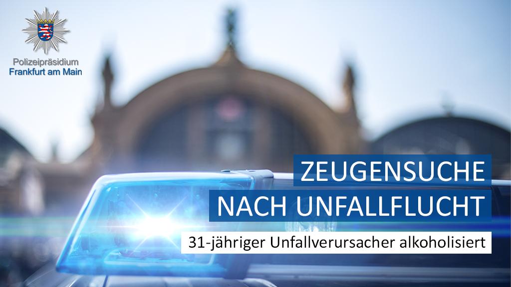 Polizei_Ffm's tweet photo. #ZEUGENSUCHE

❗ Bitte RT ❗

#Frankfurt-#Innenstadt: 31-Jähriger baut Unfall und flüchtet ➡https://t.co/9A4mMYnfay

Wer kann Angaben zum Unfall machen oder hat die Fahrweise des Mannes beobachtet? https://t.co/ZItYycFiG1