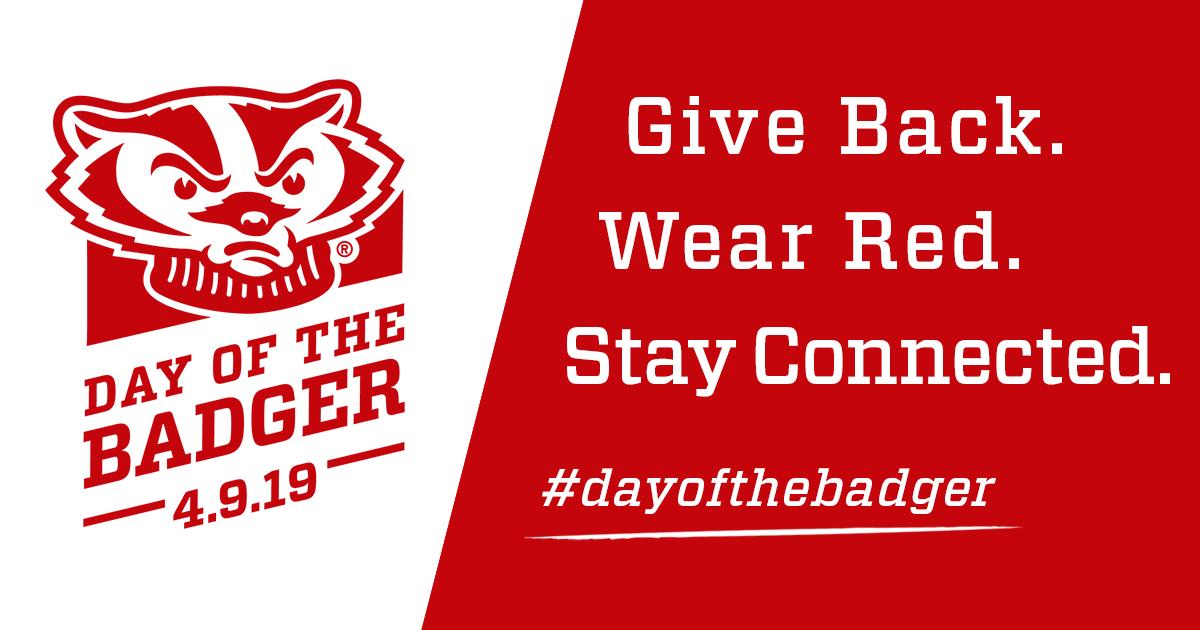 UWBusLibrary's tweet image. It's today! Check out dayofthebadger.org to make a donation to your favorite UW School or Cause, learn about #DayoftheBadger, and see all the ways you can get involved in celebrating your #BadgerPride