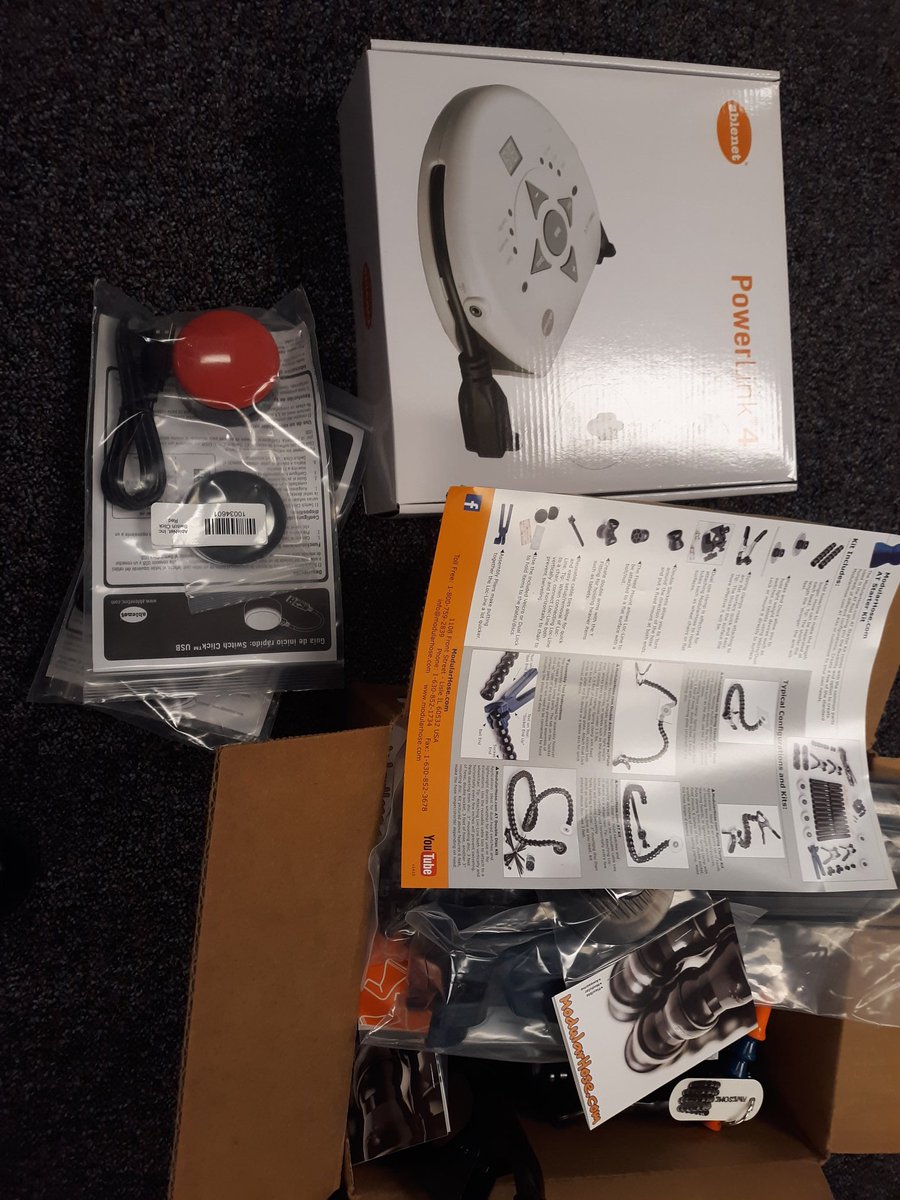 LIU12_AT's tweet photo. Our AT Lending Library is growing! Equipment for loan is available to all districts within LIU's footprint. @LincolnIU12 @AbleNetInc @ModularHose #AssistiveTech #ATLendingLibrary https://t.co/uZESmYDJJ0