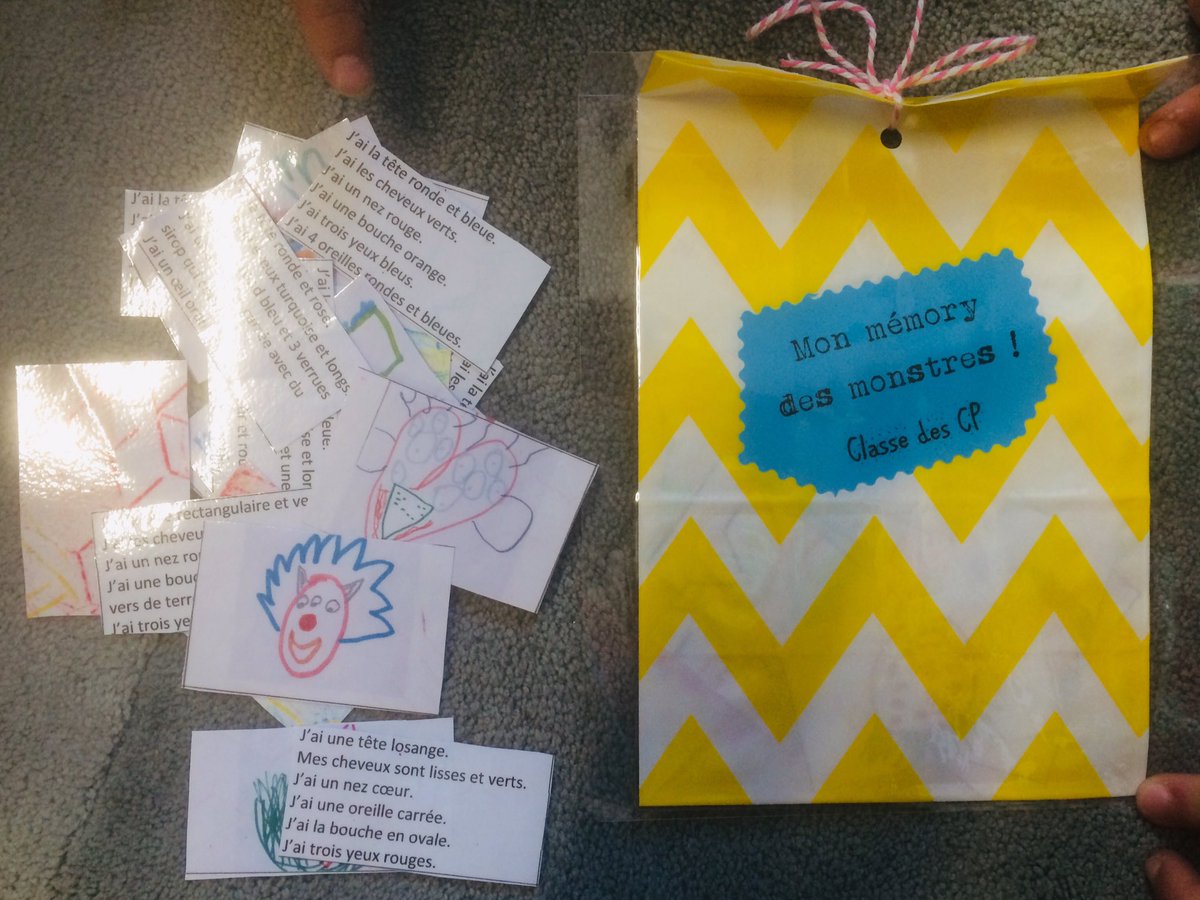 ClairetteVi's tweet photo. #pdmqdc Création d’un jeu d’association sur les monstres! Chacun le sien! On le ramène à la maison! 😉 https://t.co/OP8melZBGa