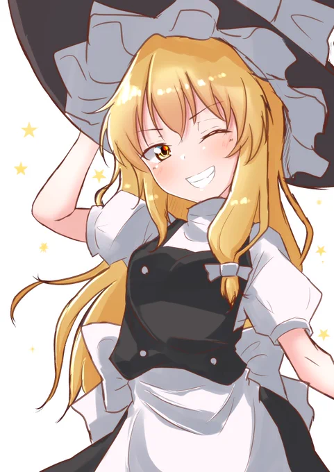 #深夜の真剣お絵描き60分一本勝負霧雨魔理沙 