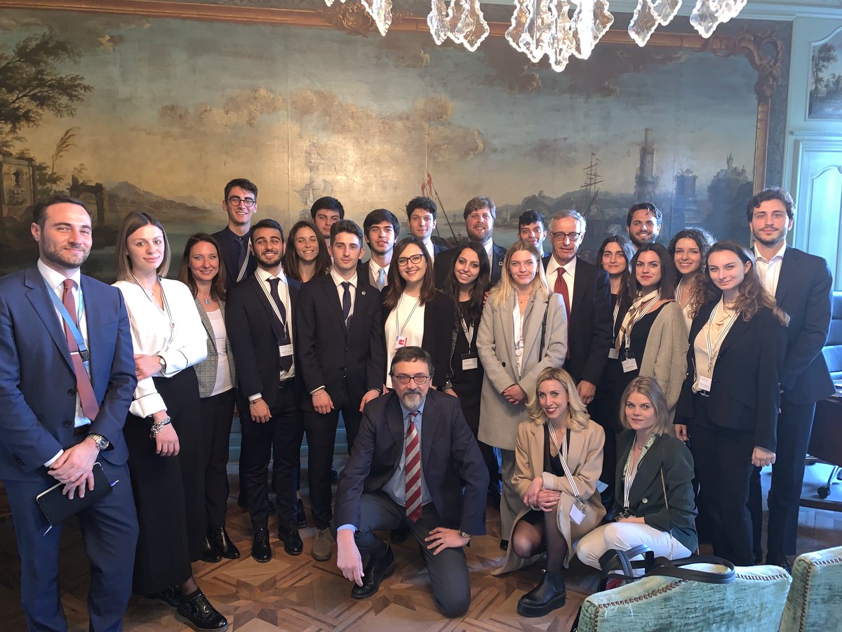 ItalyUN_Geneva's tweet photo. Happy to welcome the group of students from @ASOILuiss @UniLUISS today at the Permanent Mission of #Italy! https://t.co/7rwDCkfUnH