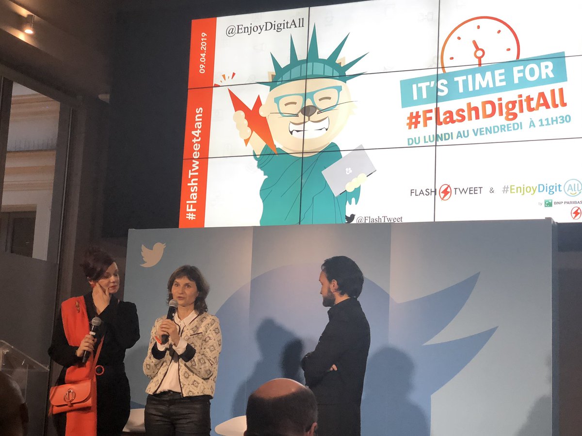 APottierRossi's tweet image. @SANDDELA nous parle de la création du #FlashDigitAll rencontre entre le @FlashTweet &amp;amp; @EnjoyDigitAll chez @BNPParibas !!
#FlashTweet4ans #Flashtweet