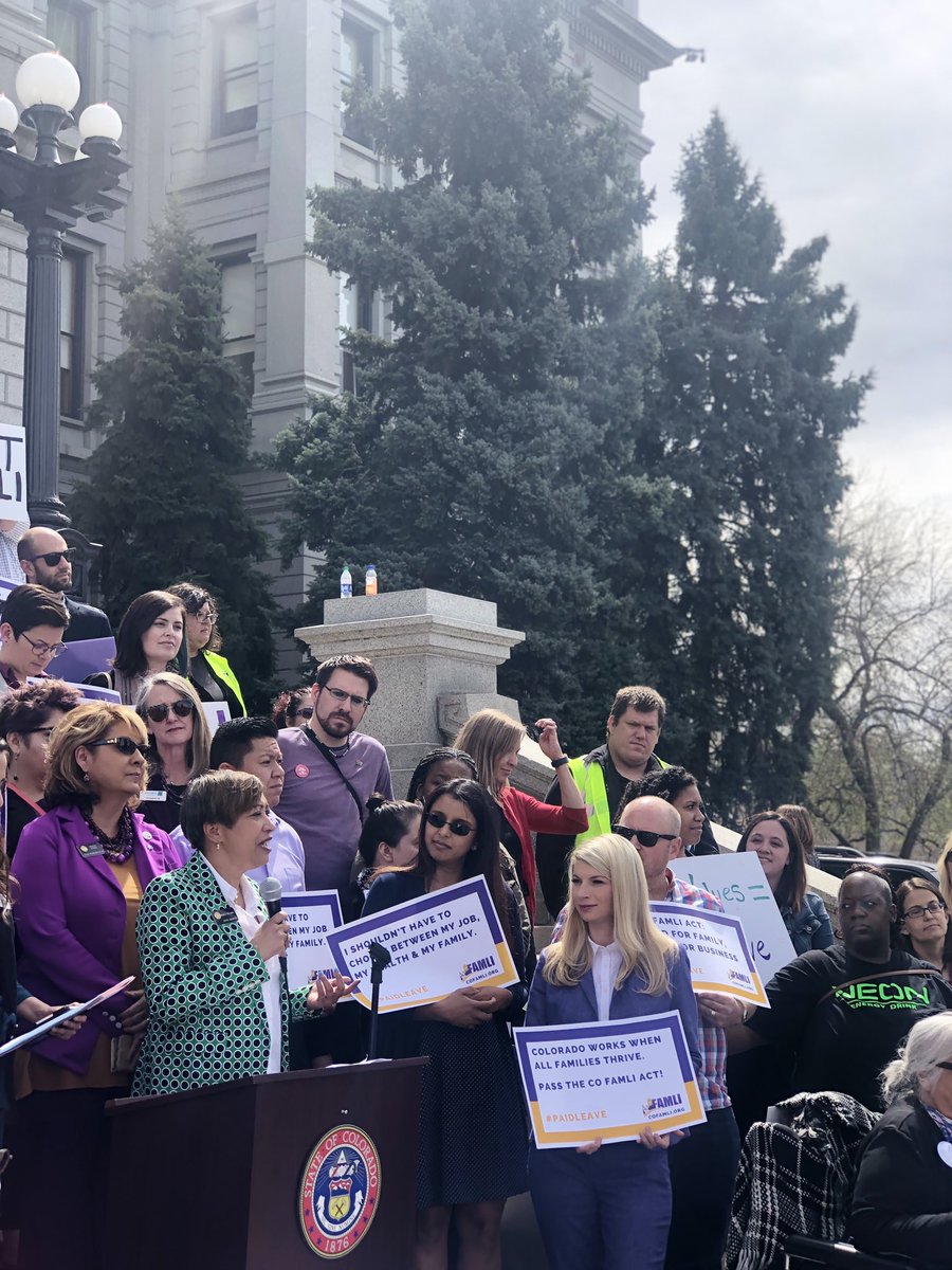 COSenWilliams's tweet photo. I'm proud join so many hardworking Coloradans in support of #FAMLIAct. I introduced this bill because its important to protect hardworking Coloradans & give small businesses a leg up. We will be presenting our amendments in Finance today at 2. Listen here: https://t.co/lWWWuH5hgy https://t.co/QZ643FfTbh