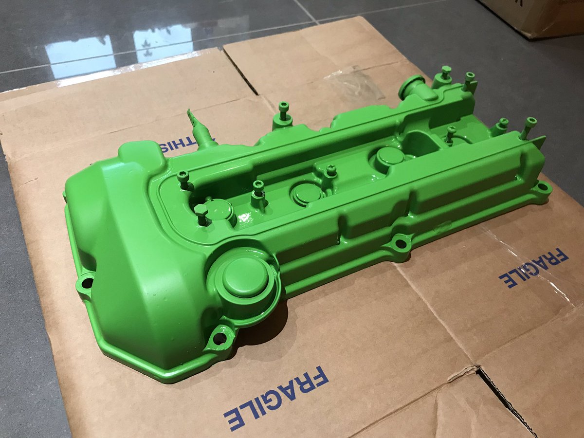 ctcperformance's tweet photo. Camcover painted for the ZC31S demo car #ctc #ctcperformance #suzuki #swift #swiftsport #zc31s #m16a #m19a #napower https://t.co/CyJgOU9qn4