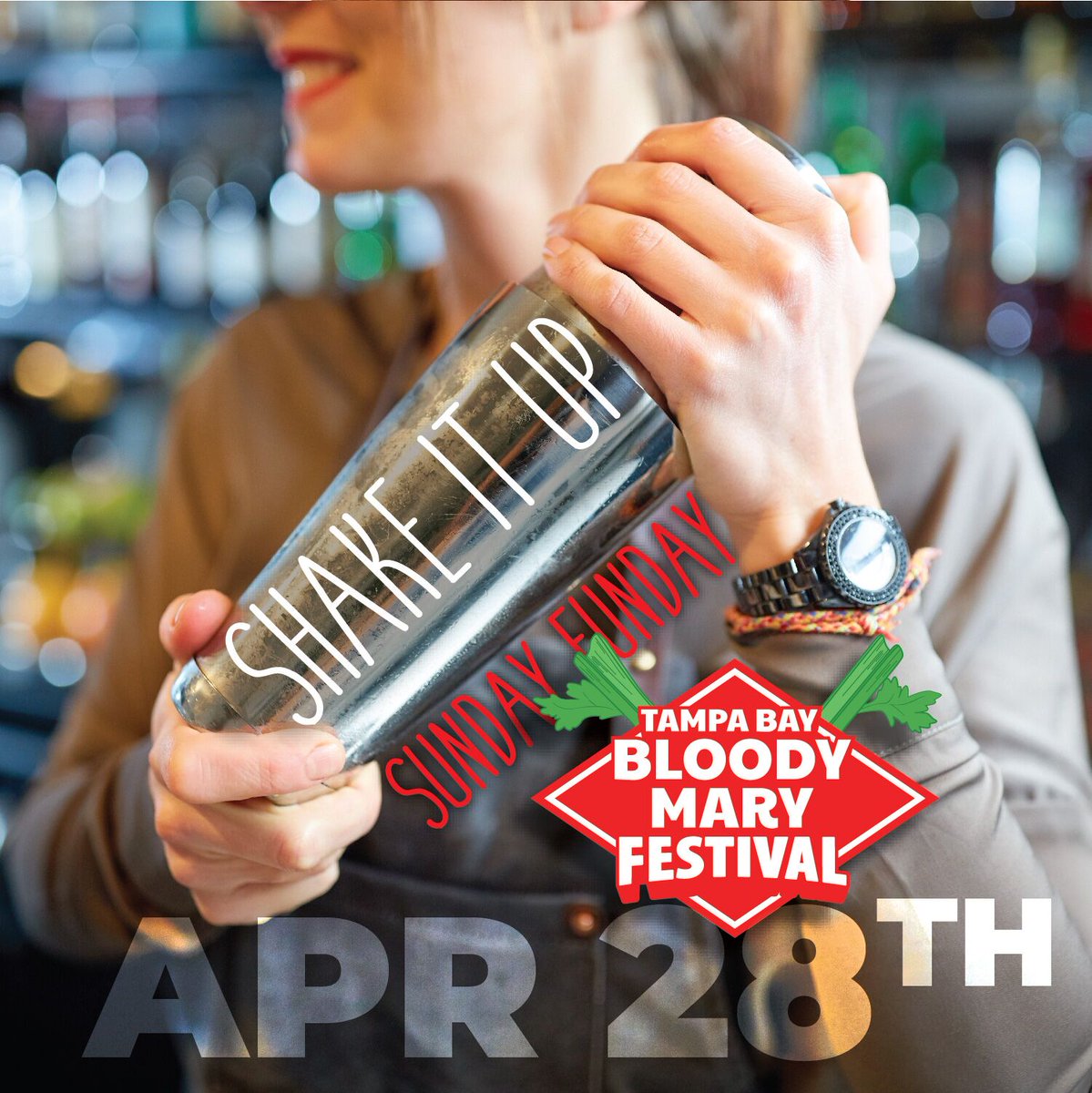 Get ready to spend your Sunday Funday at the Tampa Bay Bloody Mary Festival 2019 on April 28th!! 🏆🍅