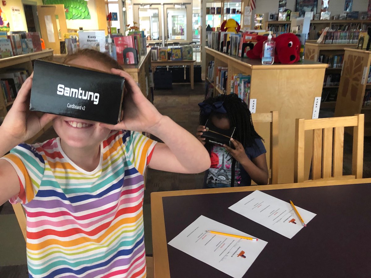 Another exciting VR adventure touring ANCIENT WORLDS with Mrs. Osborne’s 3rd graders!! ⁦<a href="/FRESWarriors/">Flat Rock Elementary</a>⁩ ⁦<a href="/pcpsstem/">PCPS STEM</a>⁩ ⁦@ZanneTechnology⁩