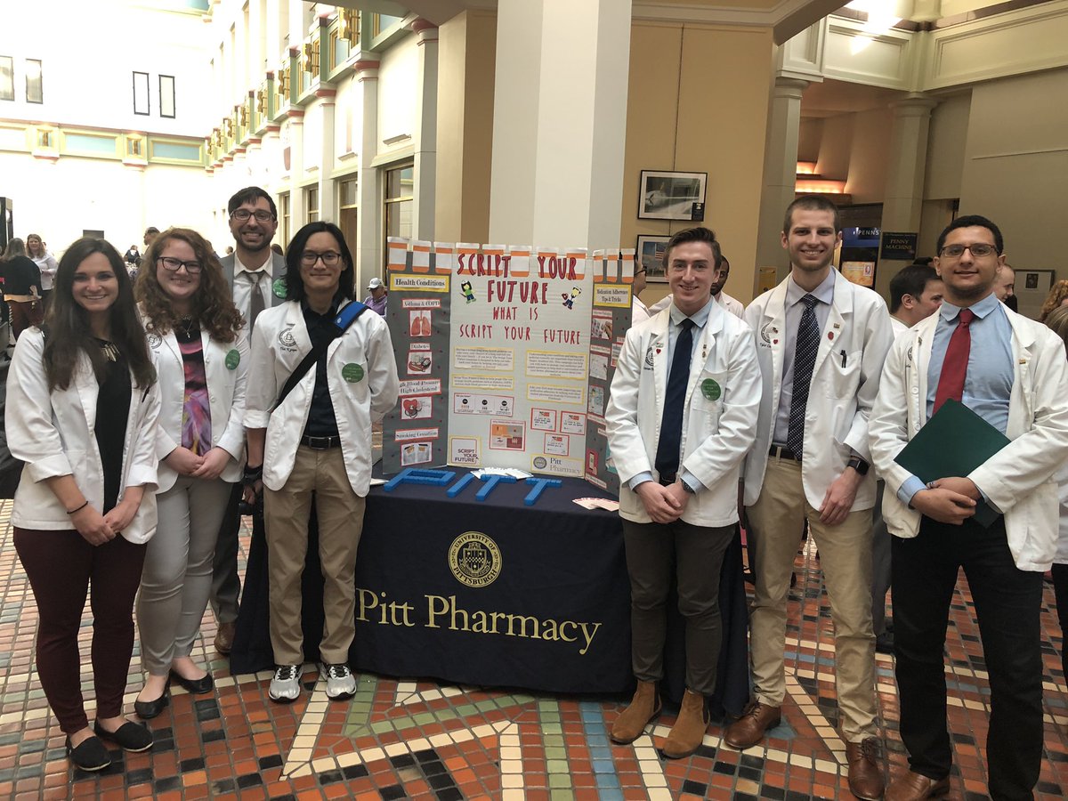 PittCLIPCenter's tweet photo. The students truly made a positive impact today for patients and the profession!  We are so proud and grateful.  And a big thank you to @PAPharmacists for organizing another great Legislative Day! https://t.co/XsParLQBX7